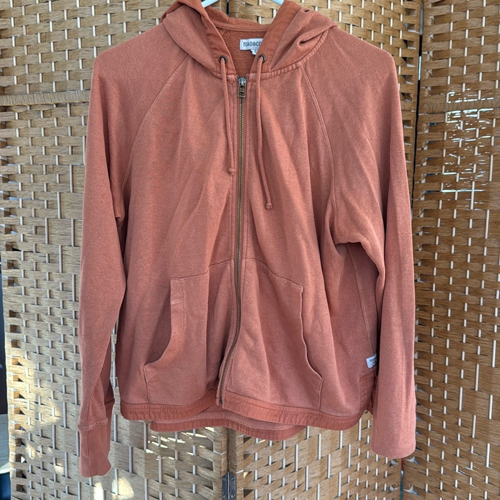 Toad & Co Epiq Zip Hoodie - Orange